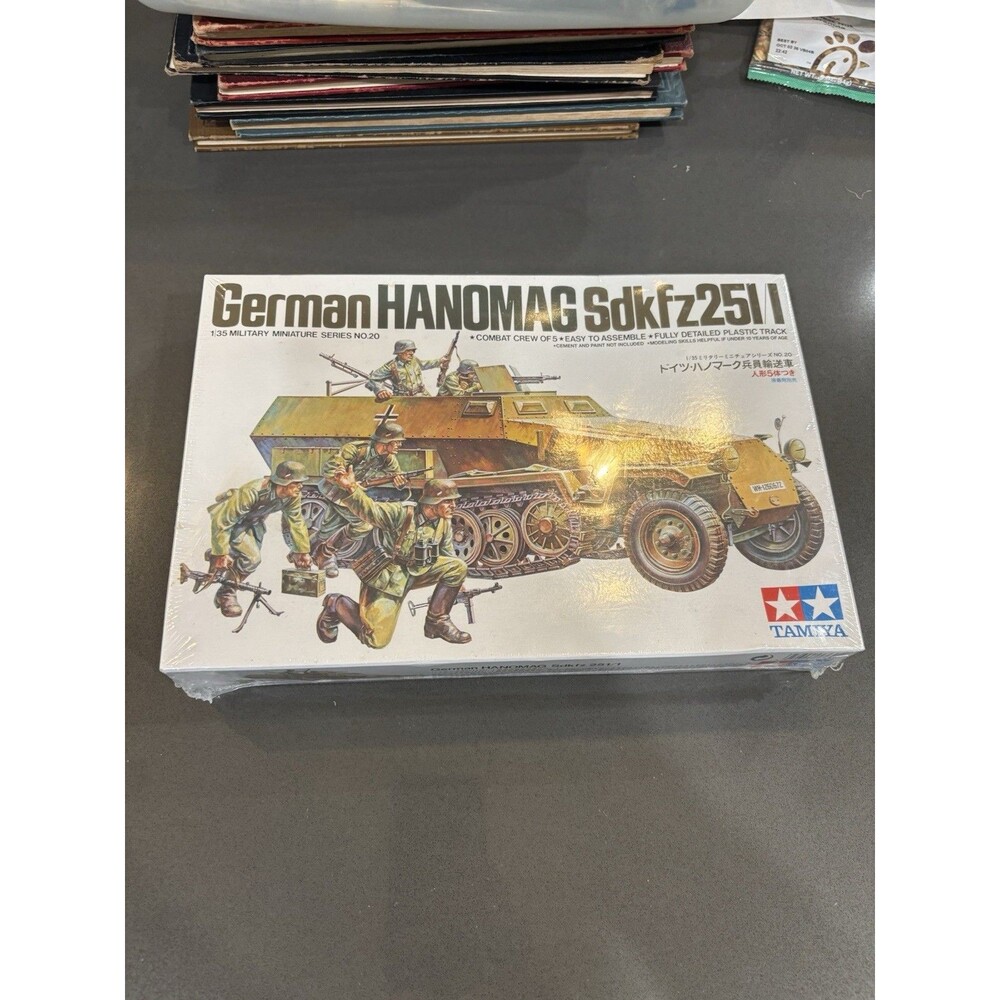 NIB Tamiya 35020 1:35 German Hanomag Sd.Kfz.251/1 Truck Factory Sealed Box